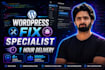 fix wordpress issues, fix wordpress errors, bugs, fix wordpress website