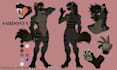 draw furry reference sheet nsfw furry ref sheet oc fursona reference sheet feral
