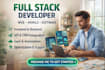 do website development as full stack web developer, front end, backend developer