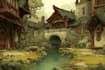 design 2d game concept art background and environment