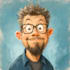 draw a funny caricature with my style