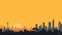 make a wonderful silhouette city skyline landscape