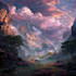 digitally paint fantasy landscape
