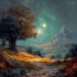 do fantasy background and landscape