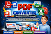 convert to PDF, jpg, word, powerpoint, excel, HTML