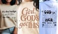 design bulk modern christian, jesus,faith t shirts for pod