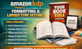 publish book on amazon kindle kdp, book formatting, amazon kdp book publishing