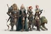 fantasy dnd character illustration