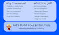 develop ai powered web application chatbot and python automation solution