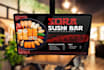 design complete branding menu posters and banners