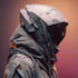 a sci fi character illustration or sci fi character