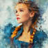 do cute disney cartoon portrait