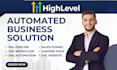 setup go high level workflow, ghl funnel, gohighlevel crm automation