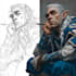 draw a character illustration in a fantasy world