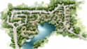 render site plan,campground map,subdivision layout design