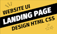 do  HTML CSS js website design