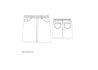 professional flat sketch design for apparel