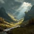digitally paint fantasy landscape