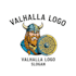 design a powerful valhalla logo for your brand