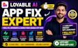 solve lovable app errors build mvps connect payment launch startup fast