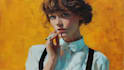 make a artistic oil painting