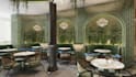 do interior design 3d render retail store, cafe, restaurant, coffee shop