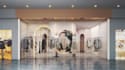 design retail shop interior, shop front, exterior store