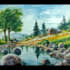 make an original impressionism watercolor landscape artwork for you