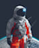 draw cool outer space astronaut illustration