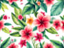 make floral tropical seamless pattern aop all over prints