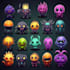 create halloween sticker bundle