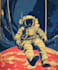 create astronaut space concept illustration sci fi design