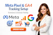 install fb ig meta pixel and google analytics to your ecommerce website store