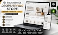 design redesign and build squarspace dropshipping store drag and drop website