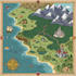 make  fantasy map illustration for map