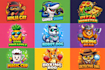 do outstanding cartoon, mascot and character logo