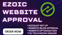 help you get approved on ezoic monetization platform