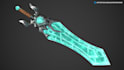 model stylized 3d weapon