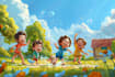 draw children book illustration