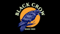 make awesome vintage hand drawn crow logo
