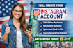 create your instagram account