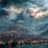 create fantasy book covers with dragons, wizards, and magic