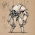 draw high quality robot, mecha concepts
