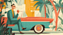 make retro and vintage illustration