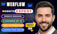 design, redesign, or develop webflow website, webflow expert