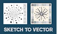 convert your rough sketch into a clean vector
