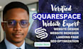 build squarespace website design and redesign squarespace website development