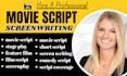 ghostwrite movie script and screen writing for comedy script TV series