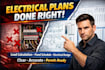 do electrical engineering design, electrical plans, load calculation