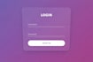 build modern 3d animated login and sign in page HTML CSS javascript with effects